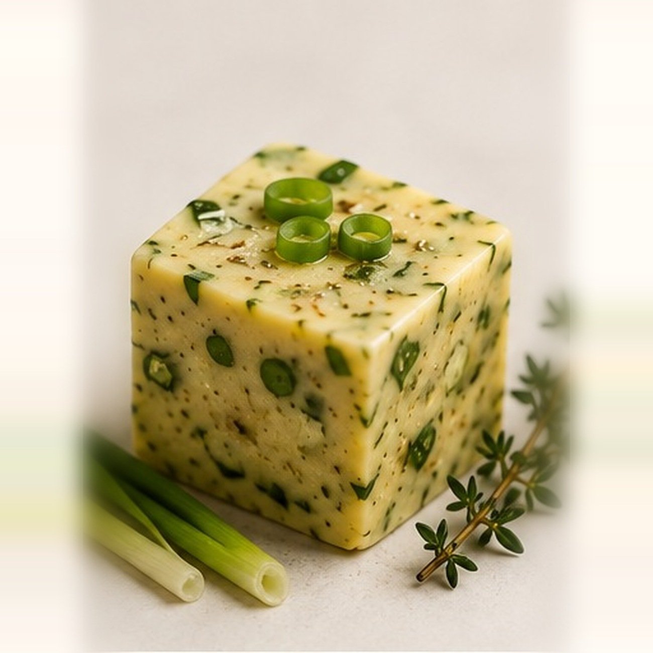 Scallion, brown butter and thyme — an Aurana compound butter