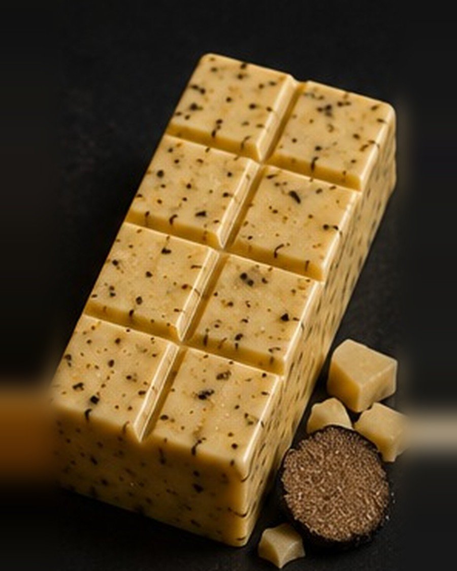 Cheddar Truffle Butter with shaved black truffle