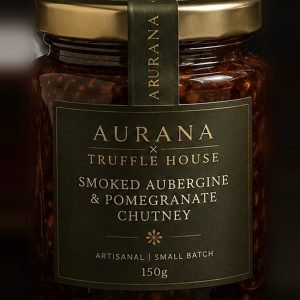 Smoked Aubergine & Pomegranate Truffle Chutney